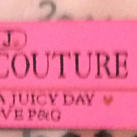 Vtg Y2K Juicy Couture Mon Amour Makeup/Cosmetic/Toiletry Travel Bag w/Handles